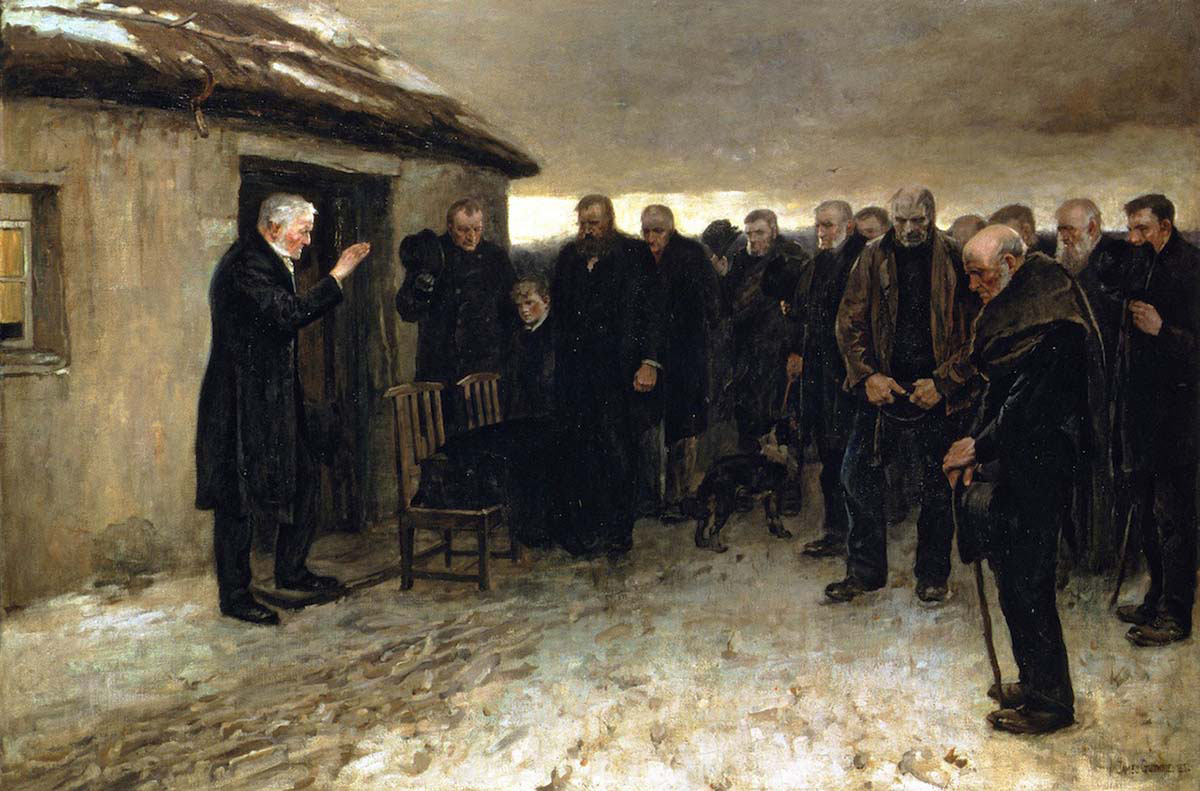 A Funeral Service in the Highlands